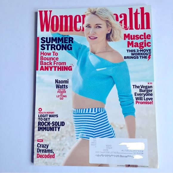 WOMEN’S HEALTH | Accents | 4 Womens Health Magazine July August 2020